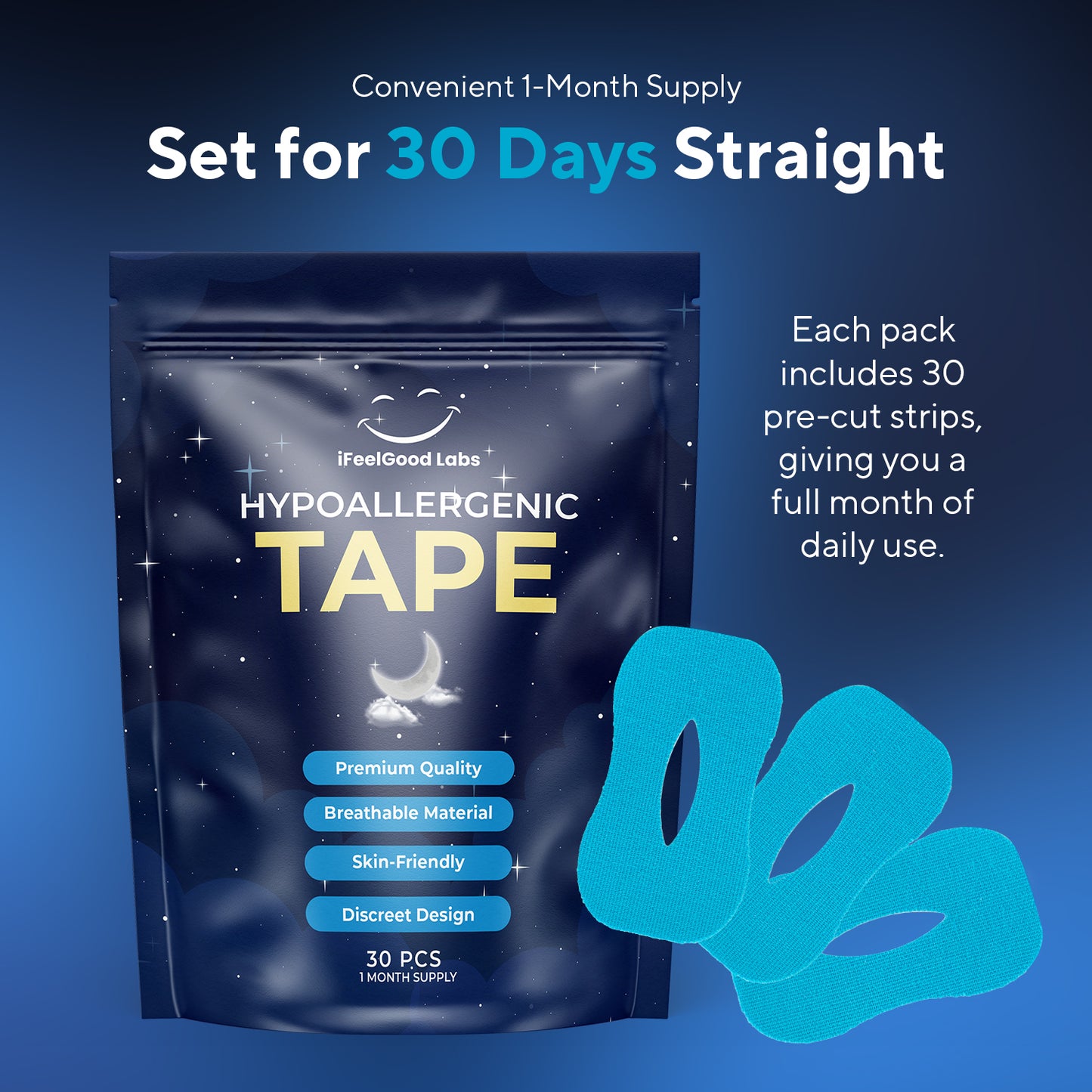 iFeelGood Labs Hypoallergenic Mouth Tape
